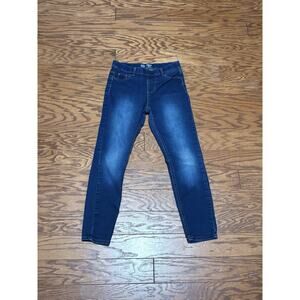 Jorache Youth Girls Blue Denim Skinny Stretch Jeans w/ Adjustable Waist, Sz 12